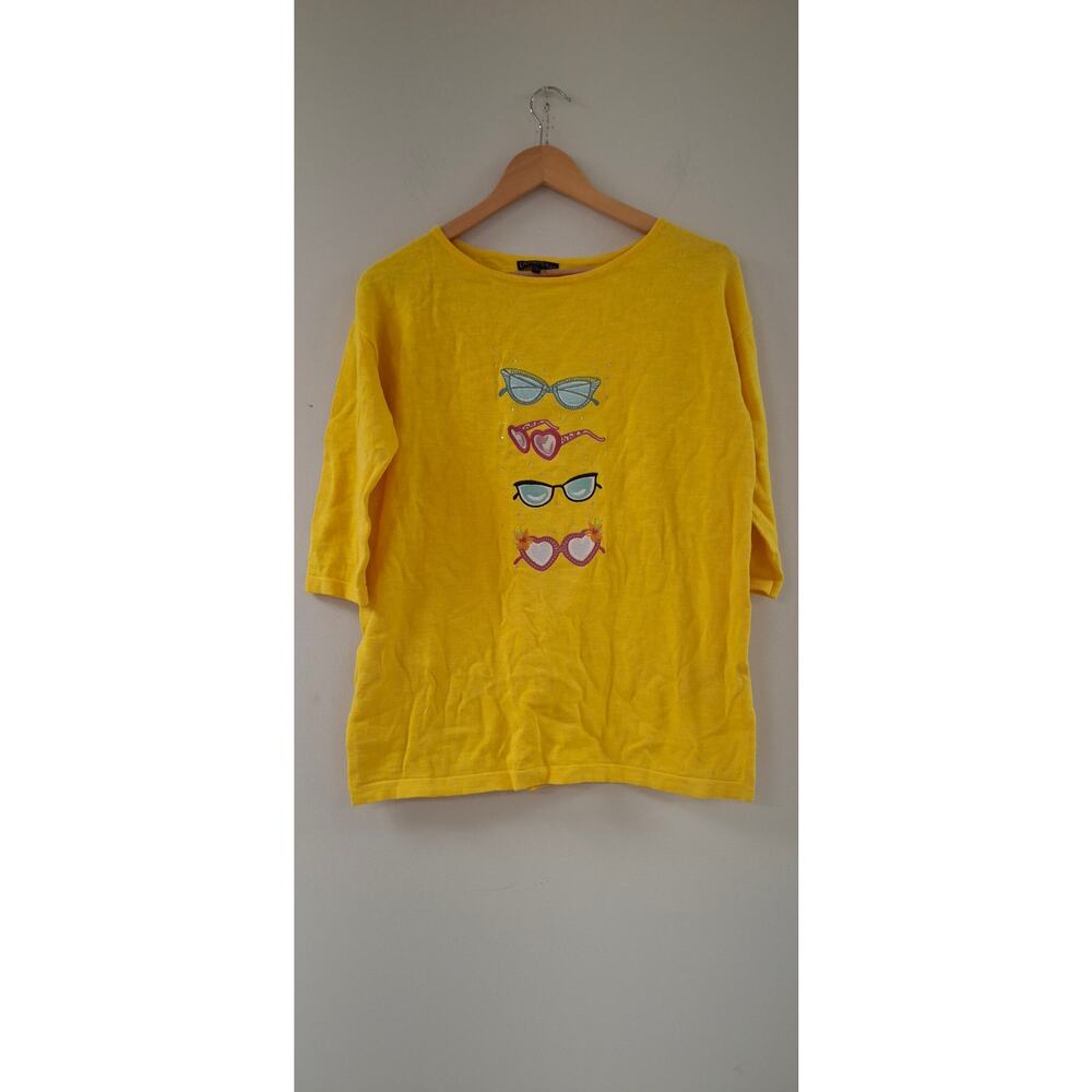 Women's Bua Bua NWT Sunglasses Small Yellow Pullover